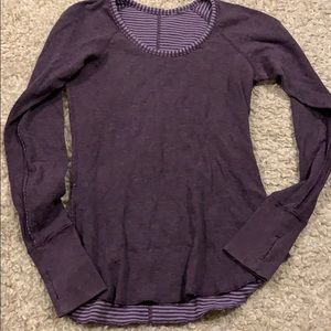 lululemon reversible long sleeve: size 4